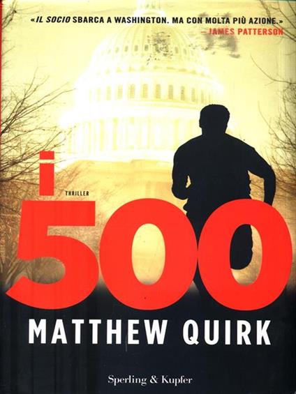 I 500 - Matthew Quirk - copertina