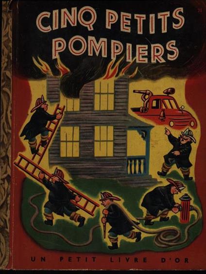 Cinq petits pompiers - copertina