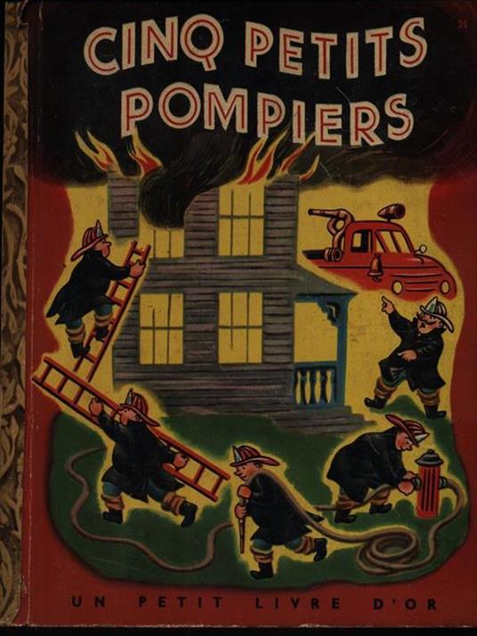 Cinq petits pompiers - copertina