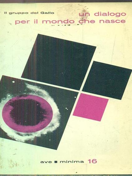 Un dialogo per il mondo che nasce - copertina