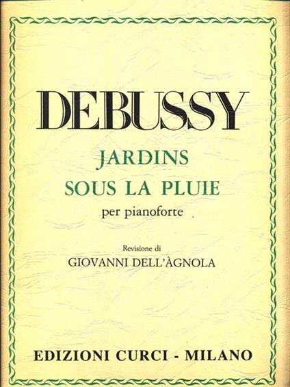 Jardins sous la pluie per pianoforte - Claude Debussy - copertina