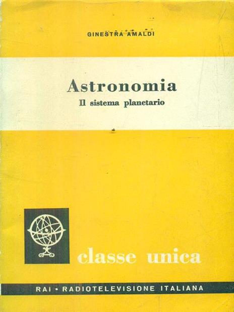 Astronomia - Ginestra Amaldi - copertina