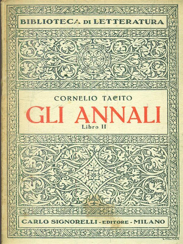 Gli annali. Libro II
