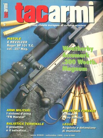 Tacarmi 9settembre 1996 - copertina
