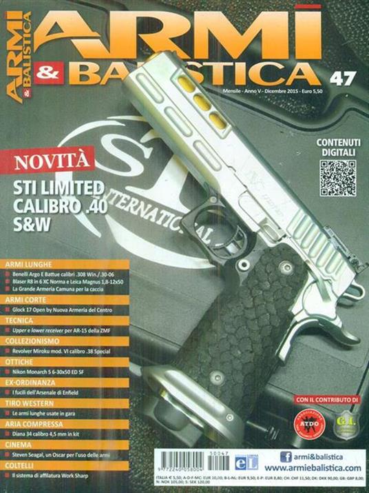 Armi & balistica. Annata completa 2015 - copertina