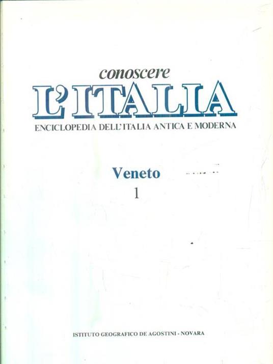 Conoscere l'Italia. Veneto. 2 volumi - copertina
