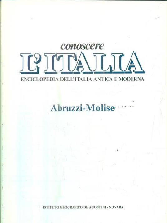Conoscere l'Italia. Abruzzi-Molise - copertina