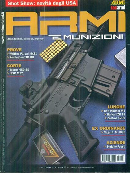 Armi e munizioni. 3/marzo 2010 - copertina