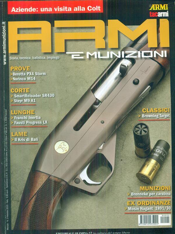 Armi e munizioni. 2/febbraio 2010