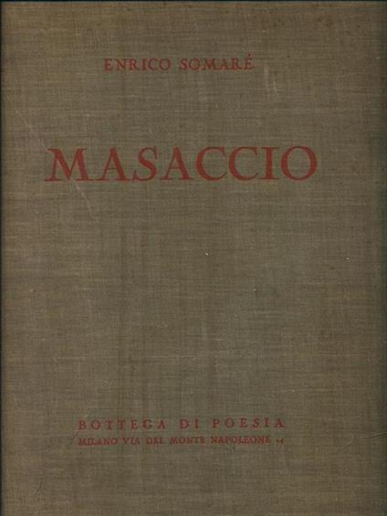 Masaccio - Enrico Somaré - copertina