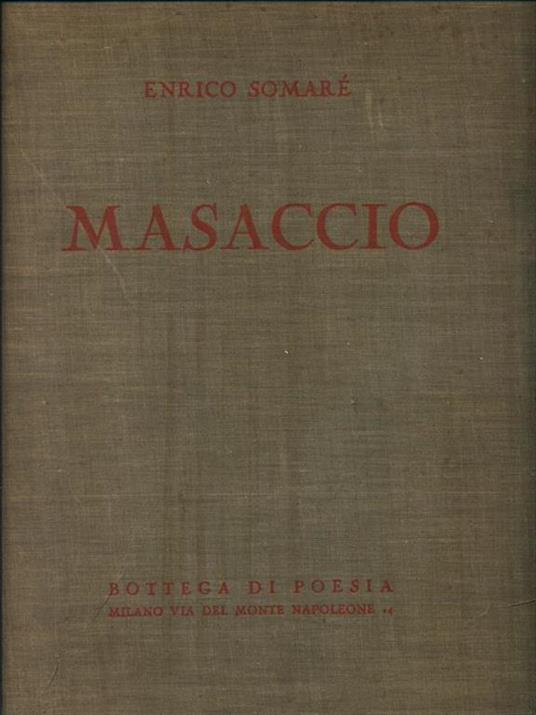 Masaccio - Enrico Somaré - copertina