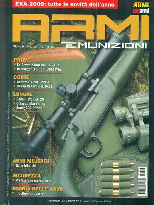 Armi e munizioni. 6/giugno 2009 - copertina