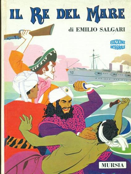 Il re del mare - Emilio Salgari - copertina