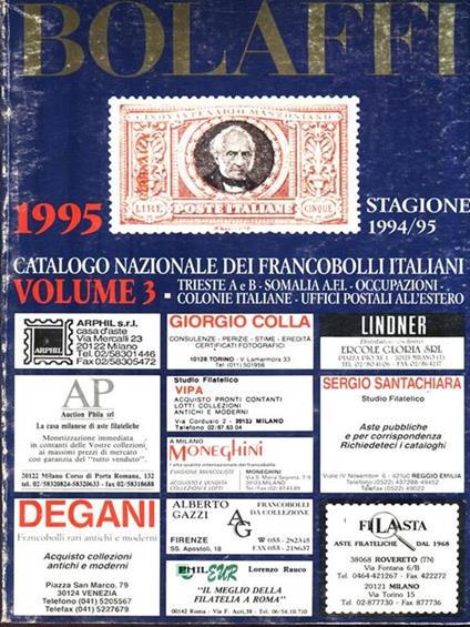 Bolaffi 1995. Volume 3 - copertina
