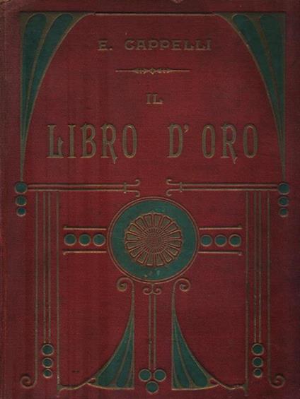 Il libro d'oro - Elisa Cappelli - copertina