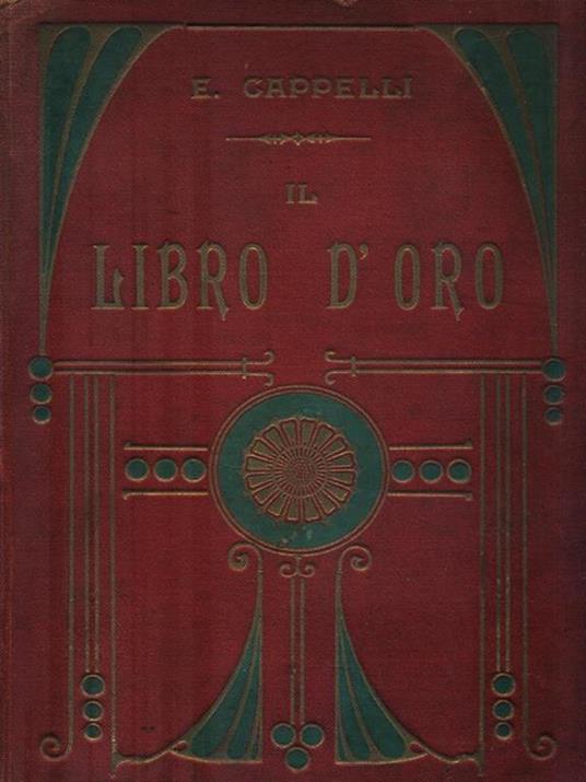 Il libro d'oro - Elisa Cappelli - copertina