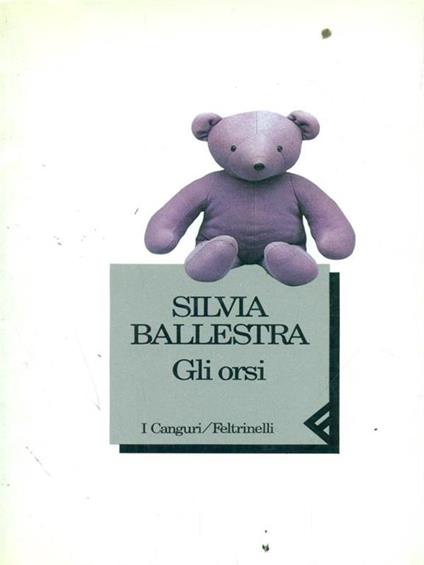 Gli  orsi - Silvia Ballestra - copertina