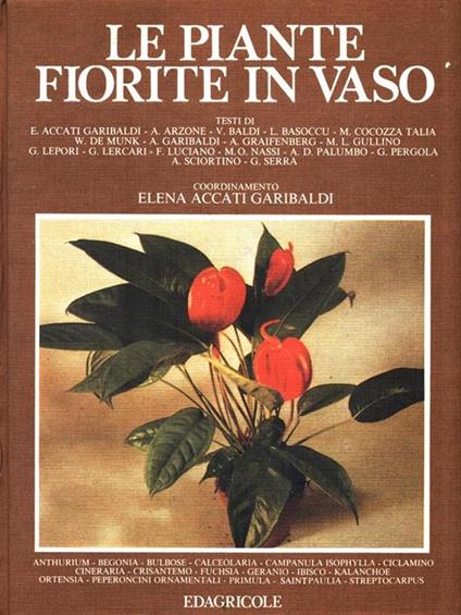 Le piante fiorite in vaso - copertina