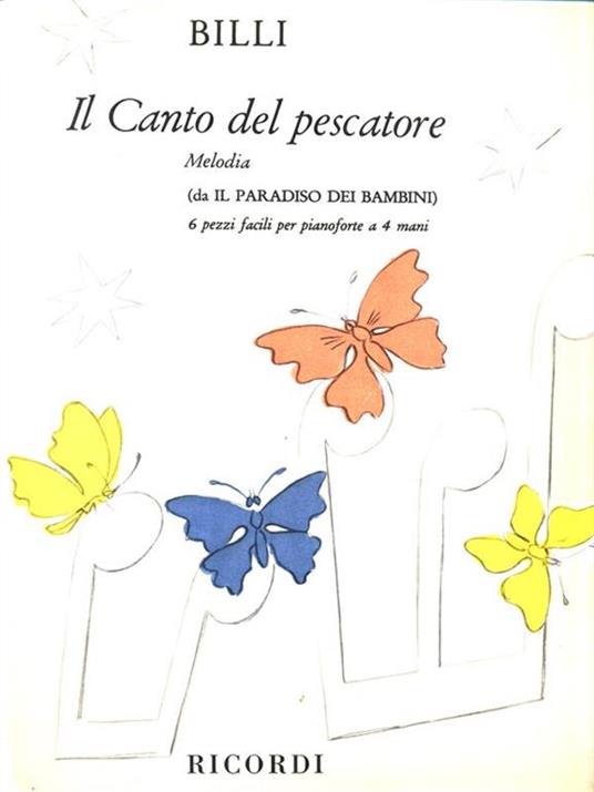 Il Canto del pescatore - Vincenzo Billi - copertina