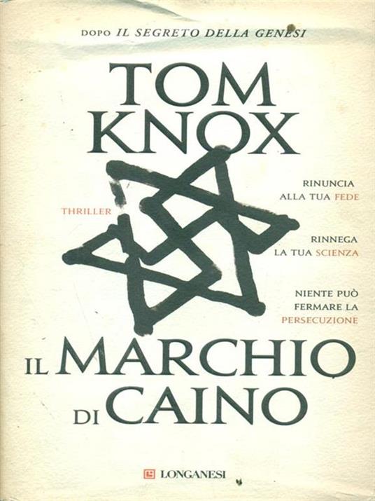 Il marchio di Caino - Tom Knox - copertina