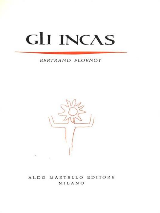 Gli Incas - Bertrand Flornoy - copertina