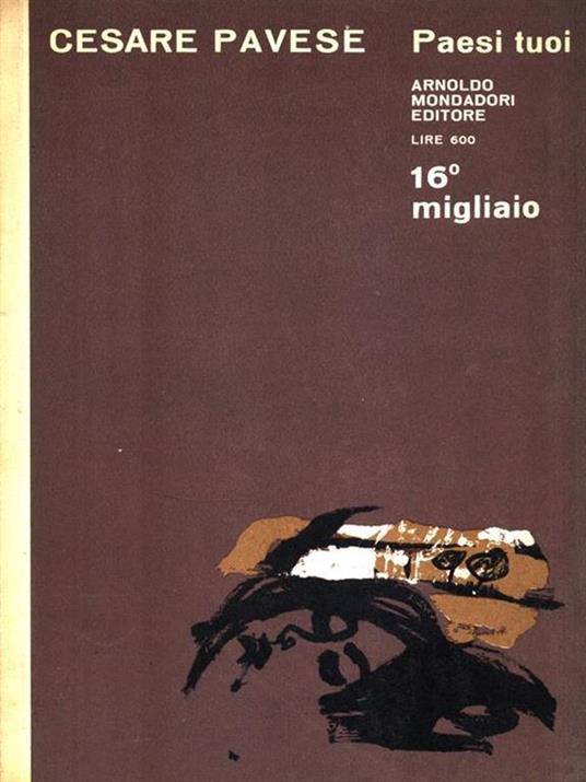 Paesi tuoi - Cesare Pavese - copertina