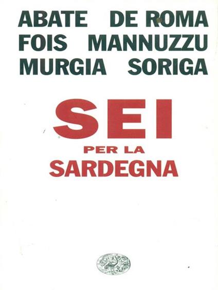 Sei per la Sardegna - copertina