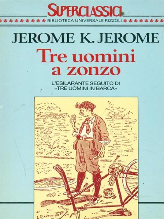 Tre uomini a zonzo - Jerome K. Jerome - copertina