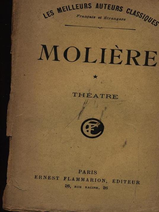 Theatre 1 - Molière - copertina
