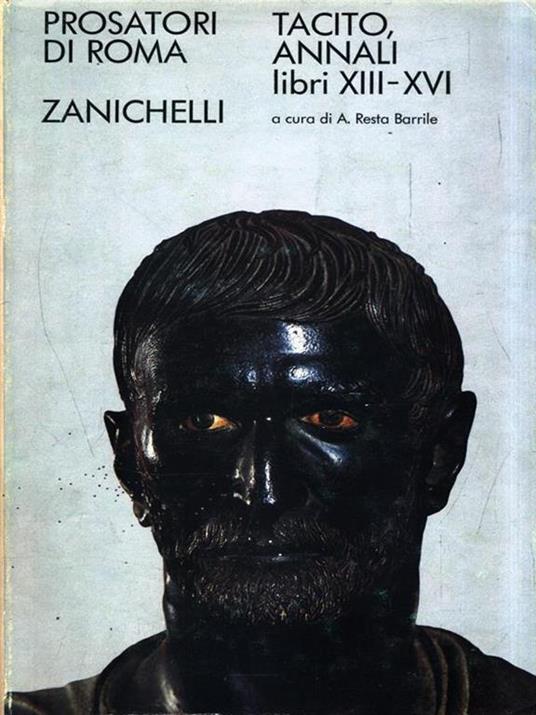 Annali libri XIII-XVI - P. Cornelio Tacito - copertina