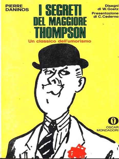 I segreti del maggiore Thompson - Pierre Daninos - copertina