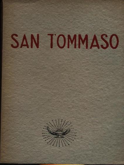 San Tommaso e la scolastica - Mariano Maresca - copertina