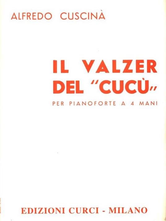 Il valzer del Cucù - Alfredo Cuscinà - copertina