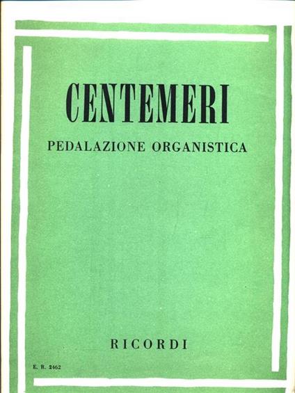 Pedalazione organistica - Gian Luigi Centemeri - copertina