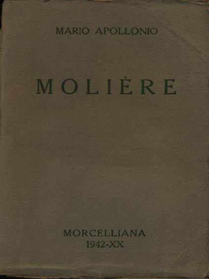 Moliere - Mario Apollonio - copertina