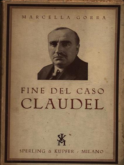 Fine del caso Claudel - Marcella Gorra - copertina