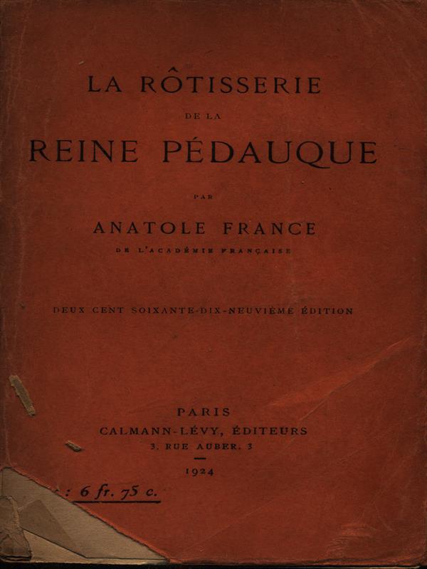 La rotisserie de la reine pedauque
