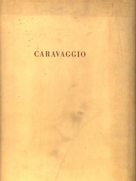 Caravaggio - Giuseppe De Logu - copertina