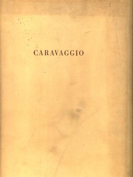 Caravaggio - Giuseppe De Logu - copertina