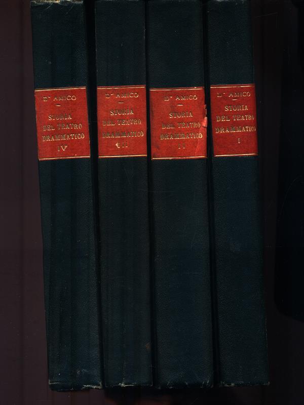 Storia del teatro drammatico. 4 Volumi