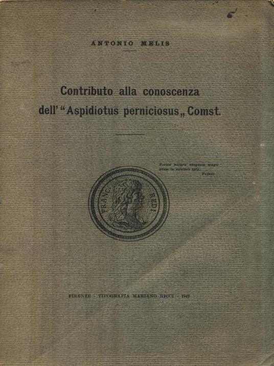 Contributo alla conoscenza dell' Aspidiotus perniciosus Comst - Antonio Melis - 3