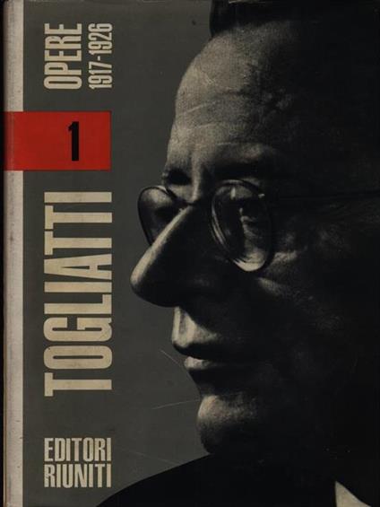 Opere vol. I - Palmiro Togliatti - copertina