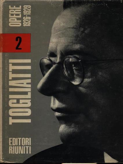 Opere vol. II - Palmiro Togliatti - copertina