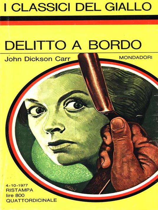 Delitto a bordo - John Dickson Carr - copertina