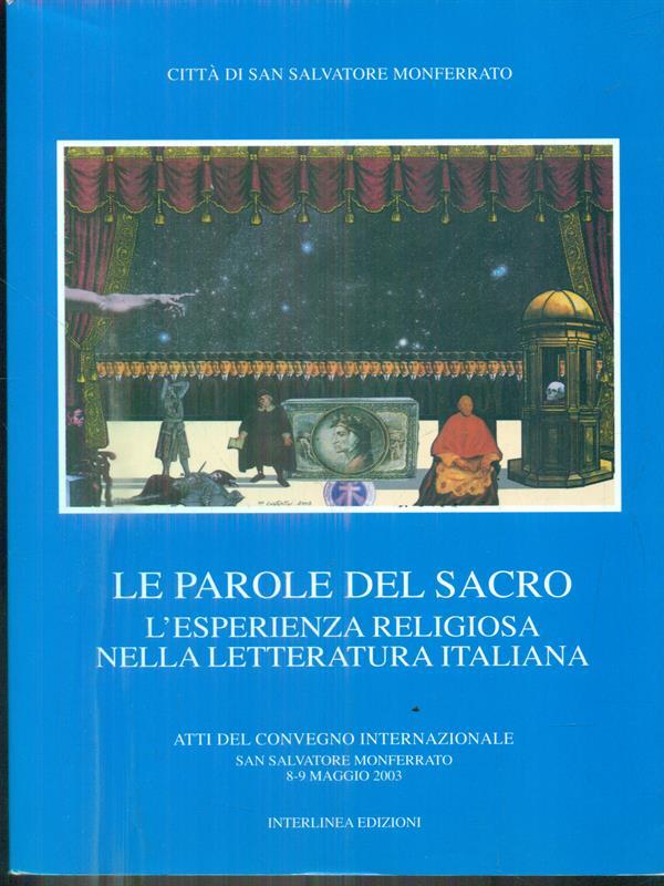 Le parole del sacro