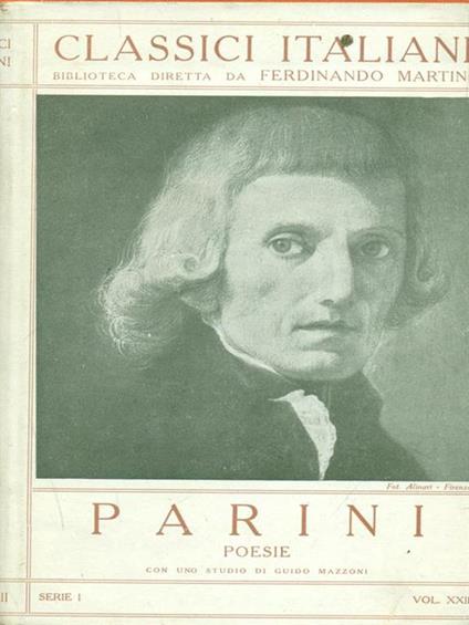 Poesie - Giuseppe Parini - copertina