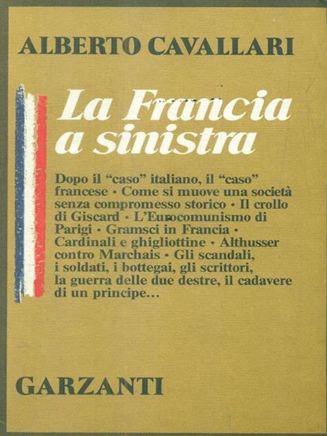 La Francia a sinistra - Alberto Cavallari - copertina