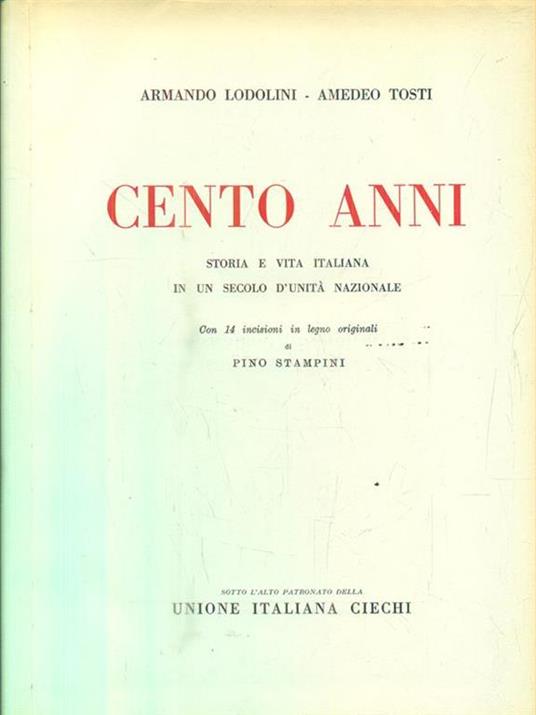 Cento Anni - Armando Lodolini - copertina