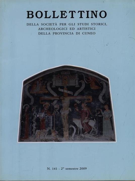 Bollettino Società Studi Storici n. 141/2 semestre 2009 - copertina