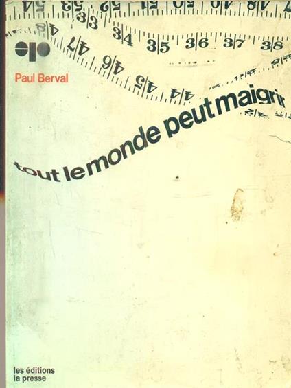 Tout Le Monde Peut Maigrir - Paul Berval - copertina